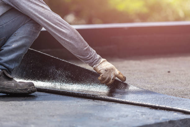 Professional Vapor Barrier Installation technician working in Grand Junction, MI